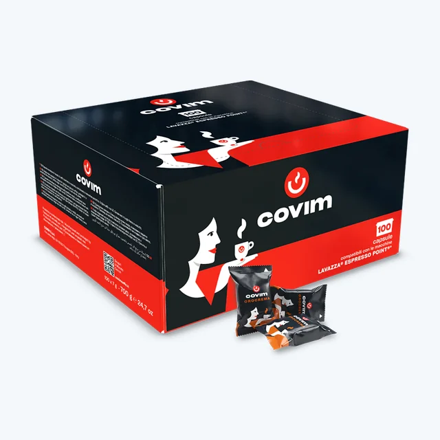 100 Capsule Compatibili Espresso Point Covim Orocrema
