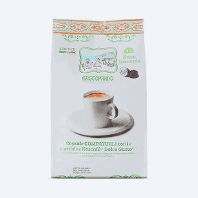 16 Capsule Compatibili Dolce Gusto Toda Gattopardo Insonnia