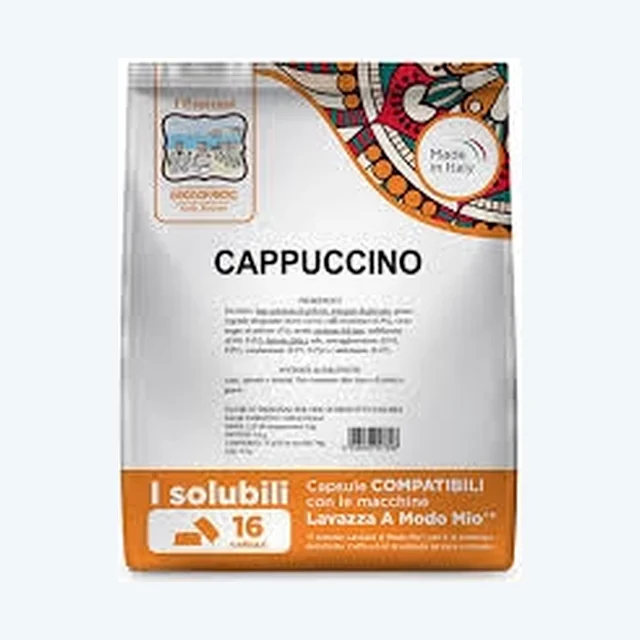 16 Capsule Compatibili Lavazza A Modo Mio Cappuccino Toda Gattopardo