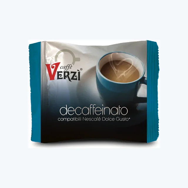 50 Capsule Compatibili Dolce Gusto Verzi Aroma Decaffeinato