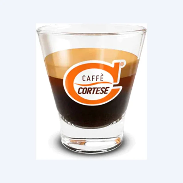 1 Bicchierino in vetro caffè Cortese