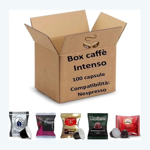 Box Caffè Intenso - 100 Capsule miste compatibili Nespresso®