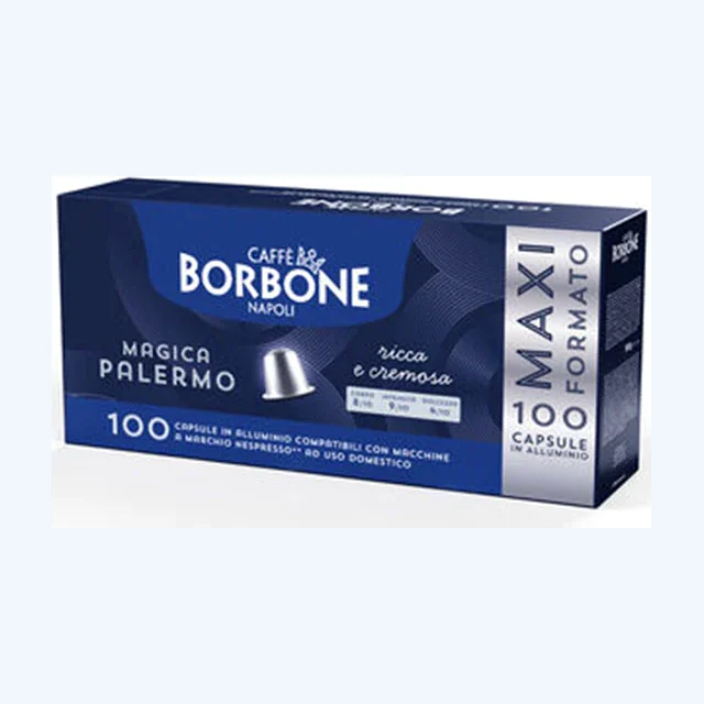 Caffè Borbone miscela Magica Palermo - Capsule alluminio Nespresso