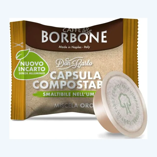 Caffè Borbone miscela Oro - Capsule compostabili Lavazza a Modo Mio