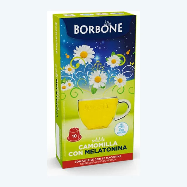 Camomilla e melatonina Borbone - Capsule Nespresso