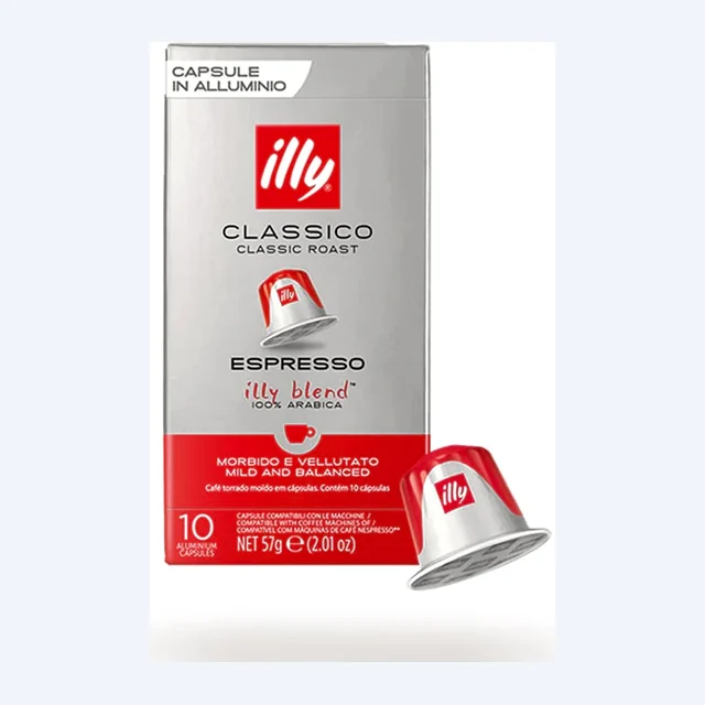 Illy Tostato Classico -10 Capsule alluminio compatibili Nespresso