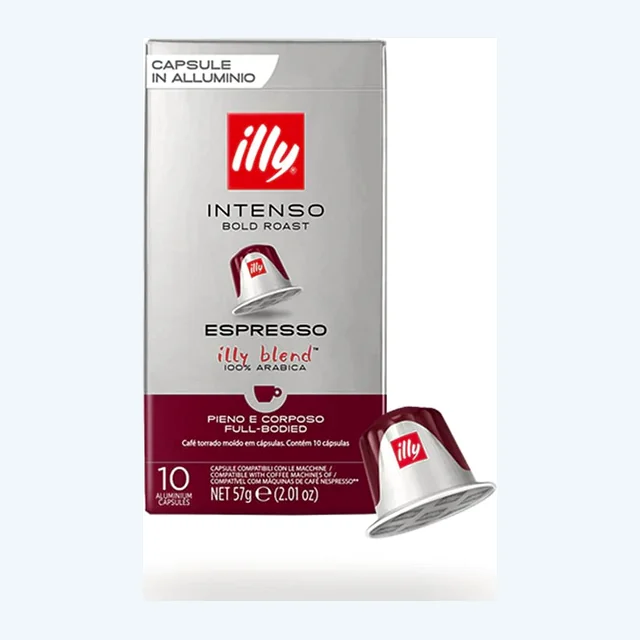 Illy Tostato Intenso - 10 Capsule alluminio compatibili Nespresso