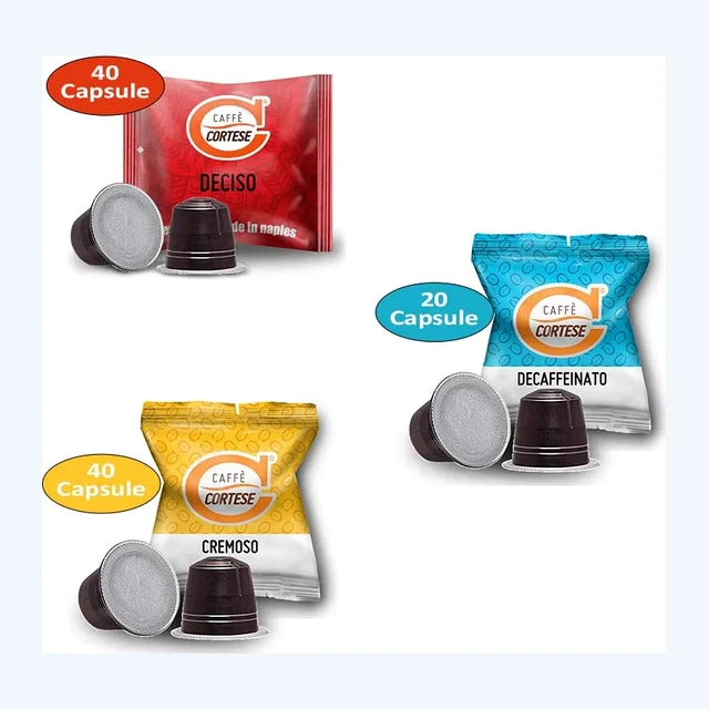 Kit assaggio caffè Cortese - 100 Capsule Nespresso