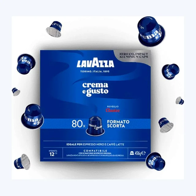 Lavazza Crema e Gusto - Capsule alluminio compatibili Nespresso