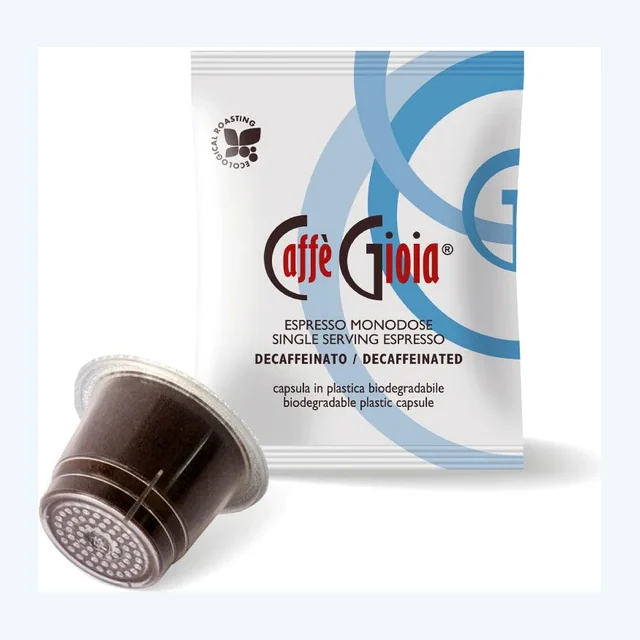 Caffe Gioia - Espresso Decaf Capsules - 10/Bag - Compatible with Nespresso® Machines