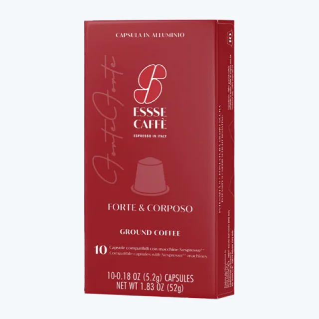 Essse Caffe - Intenso Capsules - 10/Box - Compatible with Nespresso® Machines