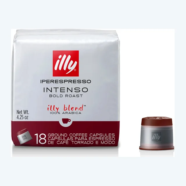 illy iperEspresso INTENSO Capsules - Dark Roast - 18 Capsules