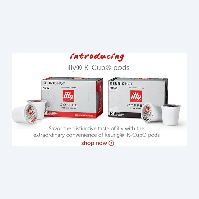 illy Keurig K-Cups Medium Roast & Dark Roast