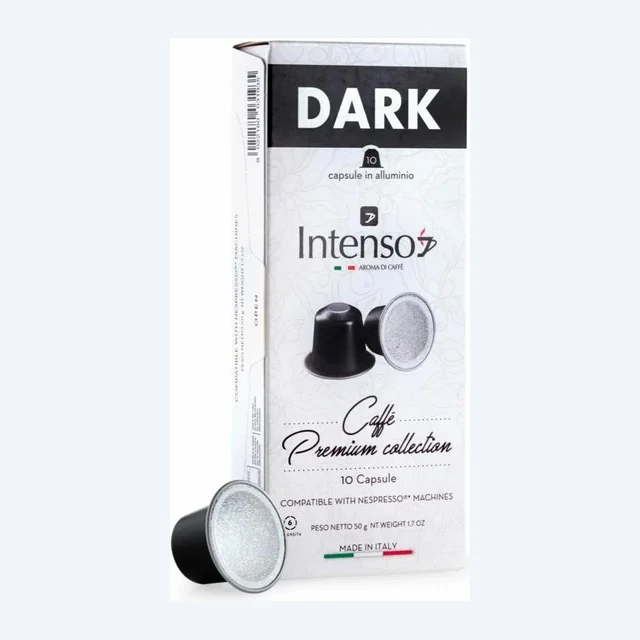 Intenso - Dark Capsules - 10/Box - Compatible with Nespresso® Machines