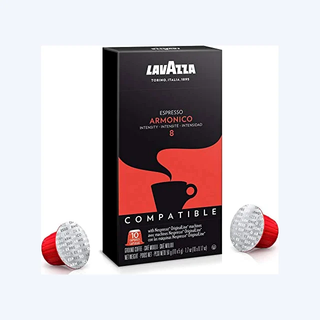 Lavazza - Armonico - Espresso Capsules - 10/Bag (Intensity 8) - Compatible with Nespresso® Machines