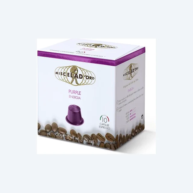 Miscela d'Oro Espresso Intenso Capsules - 10/Bag - Compatible with Nespresso® Machines