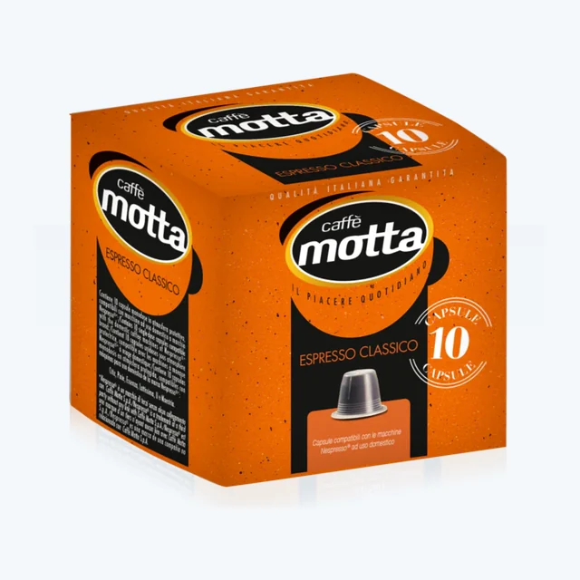 Motta Classico Capsules - 10/Bag - Compatible with Nespresso® Machines