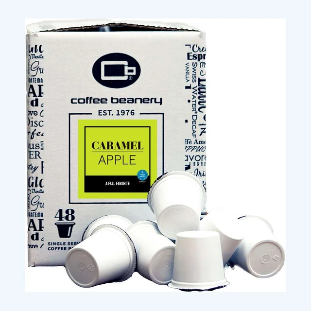 2 left! Caramel Apple Flavored Swiss Water Process Decaf Coffee Pods  | Last Chance