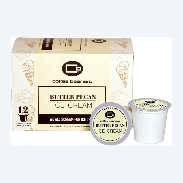 Butter Pecan Ice Cream Flavored Coffee Pods