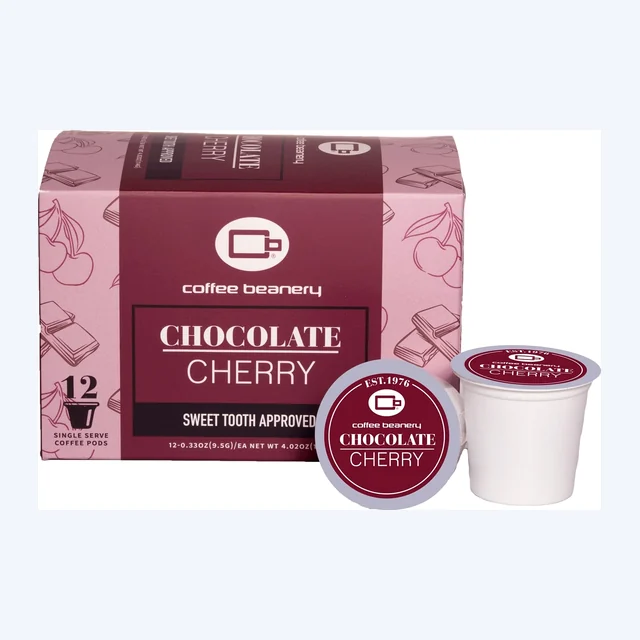 Chocolate Cherry Flavored Coffee Pods