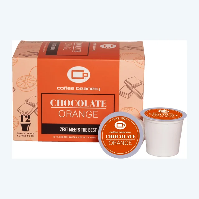 Chocolate Orange Flavored Coffee Pods
