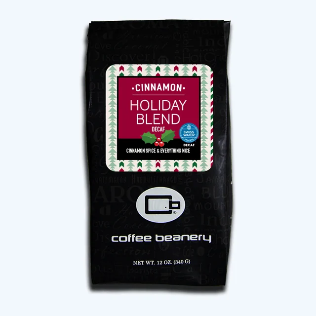 Cinnamon Holiday Blend Flavored SWP Decaf Coffee | Last Chance