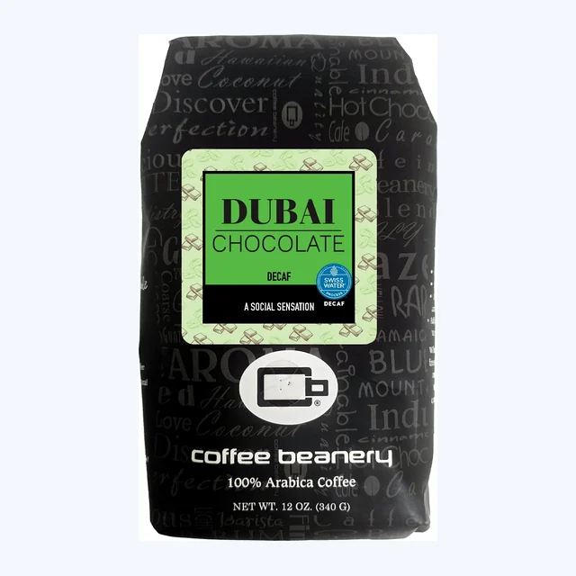 Dubai Chocolate Swiss Water Process Decaf Flavored Coffee