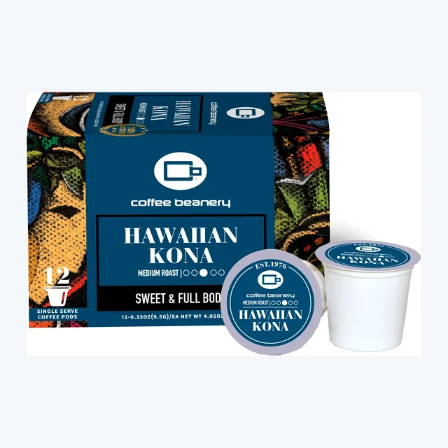 Hawaiian Kona Specialty Coffee Pods | 100% Authentic