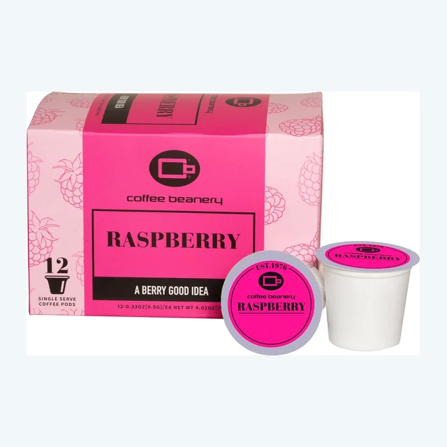 Raspberry Flavored Coffee Pods