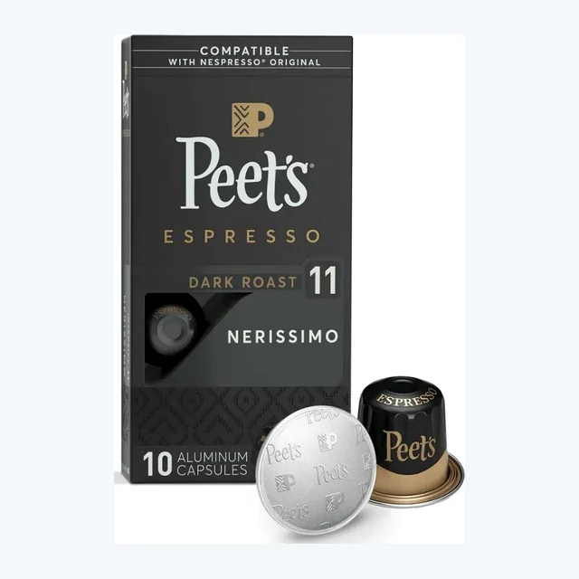 Peet's Coffee Nerissimo, Box of 10 Nespresso Capsules