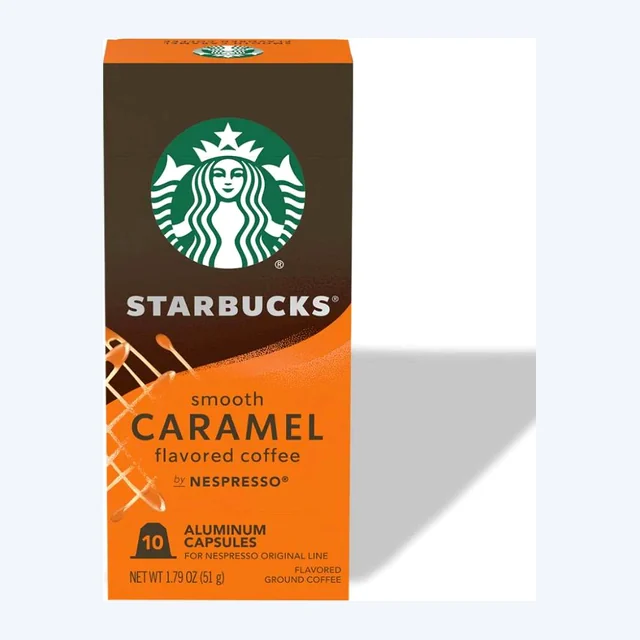 Starbucks Caramel, Box of 10 Nespresso Capsules