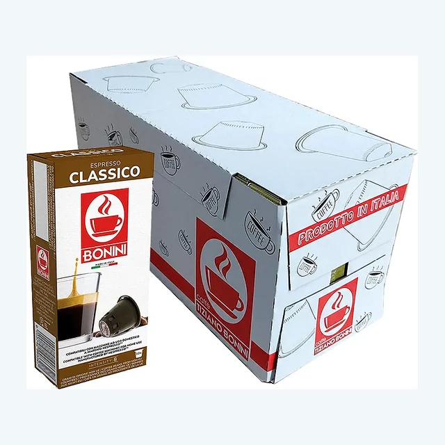 Bonini Espresso Classico Capsules 20x10 Nespresso Compatible Pods