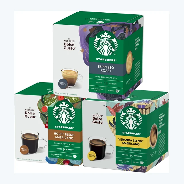 Dolce Gusto Starbucks Black Coffee Bundle 36 Drinks