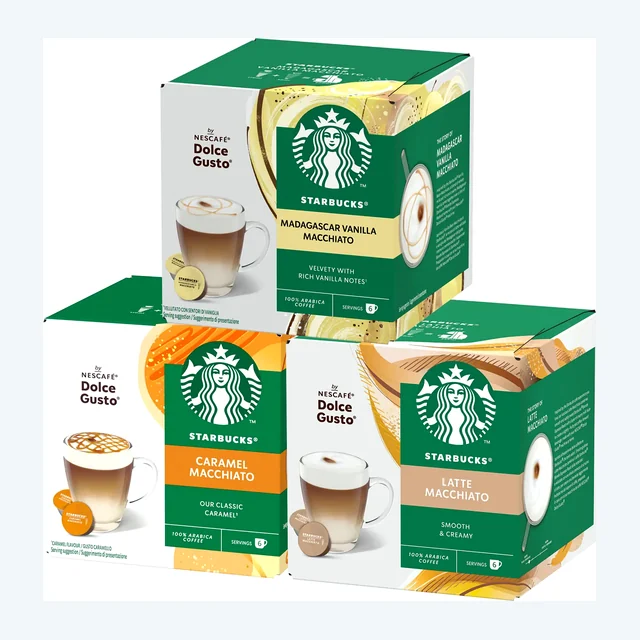 Dolce Gusto Starbucks Latte Bundle 18 Drinks