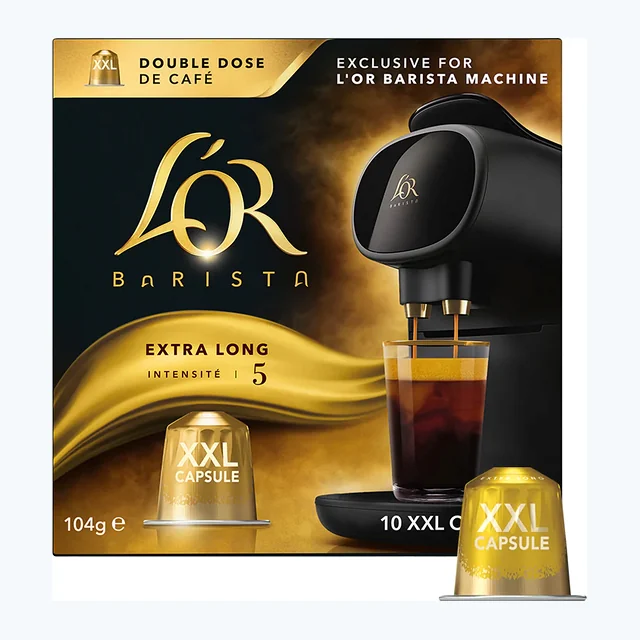 L'OR Barista Double Extra Long Intensity 5 XXL Coffee Pods 1x10