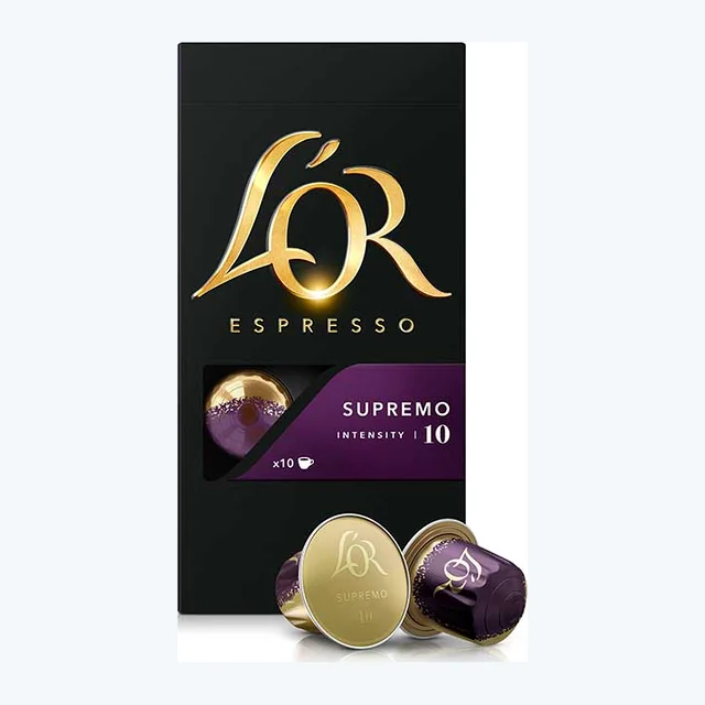 L'OR Espresso Supremo Coffee Capsules 1x10 Nespresso Compatible