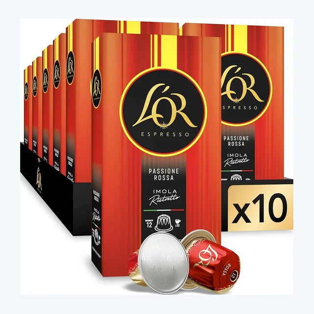 L'OR Ristretto Passoine Coffee Capsules 10x10 Nespresso Compatible