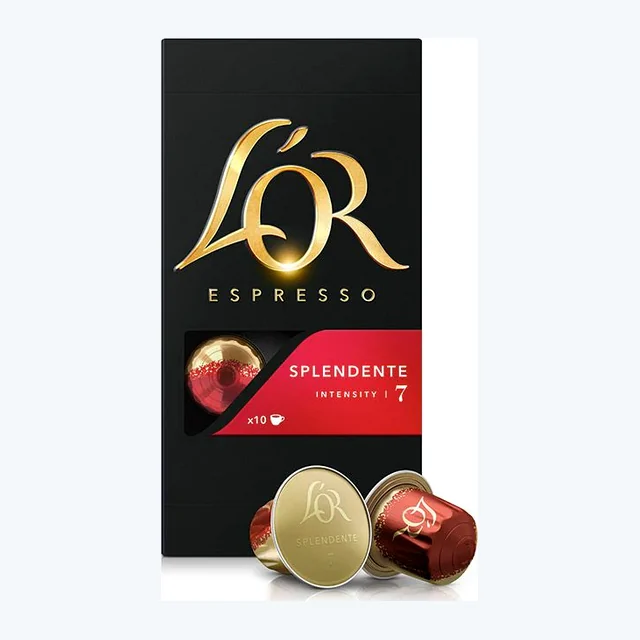 L'OR Splendente Espresso Coffee Capsules 1x10 Nespresso Compatible
