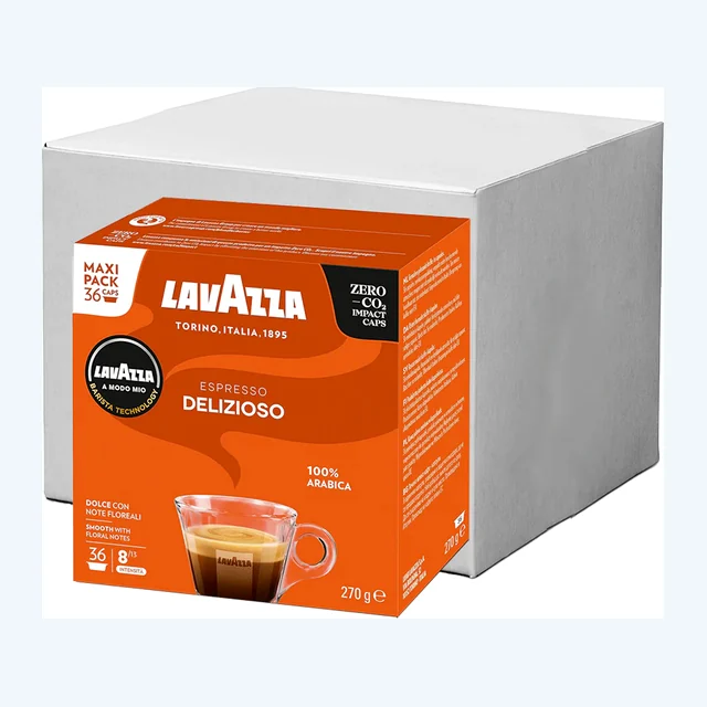 Lavazza A Modo Mio Espresso Delizioso Maxi Pack Coffee Pods 10x36