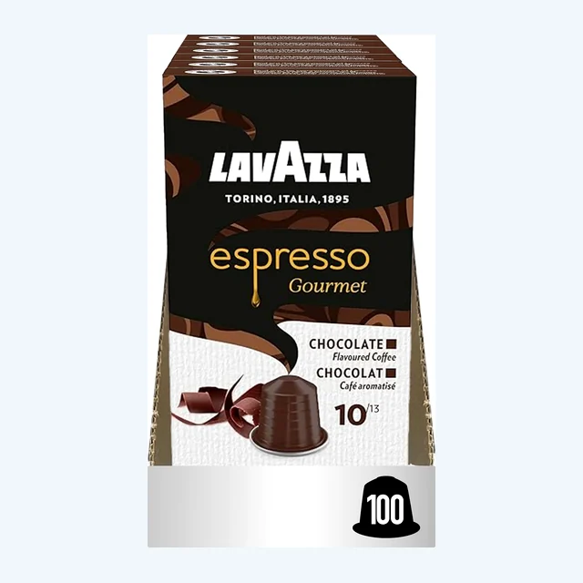 Lavazza Espresso Gourmet Chocolate Coffee Capsules 10x10