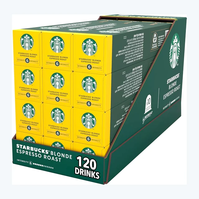 Starbucks By Nespresso Blonde Espresso Roast 12x10 Coffee Capsules