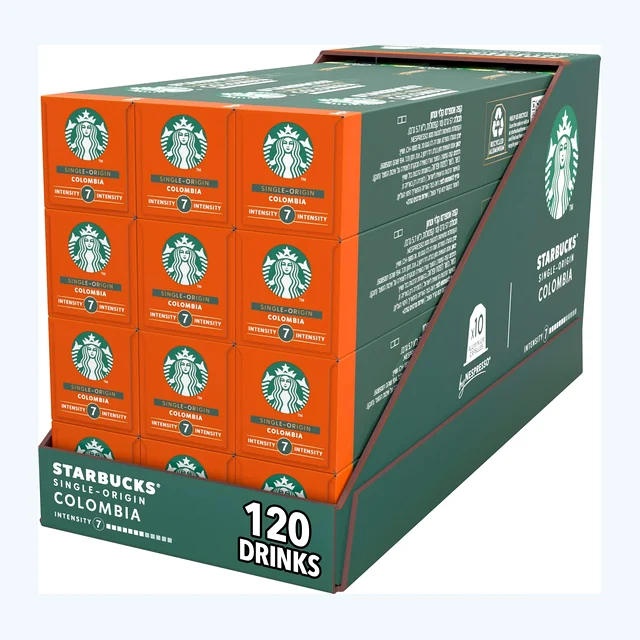 Starbucks By Nespresso Colombia 12x10 Coffee Capsules