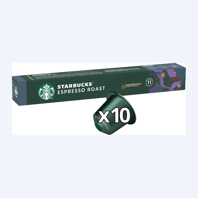 Starbucks By Nespresso Espresso Roast 1x10 Coffee Capsules