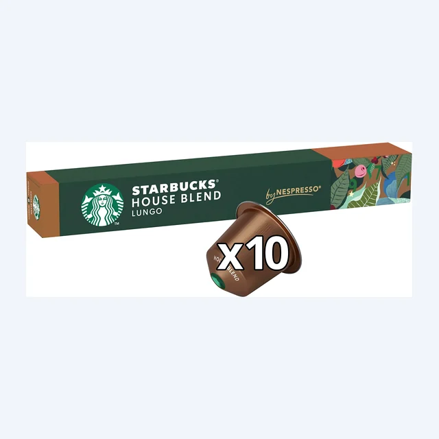 Starbucks By Nespresso House Blend 1x10 Coffee Capsules