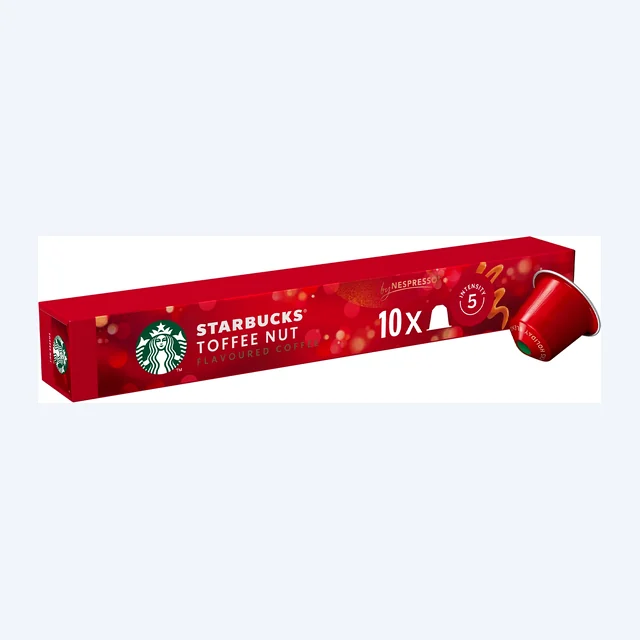 Starbucks Nespresso Toffee Nut Flavoured 1x10 Coffee Capsules