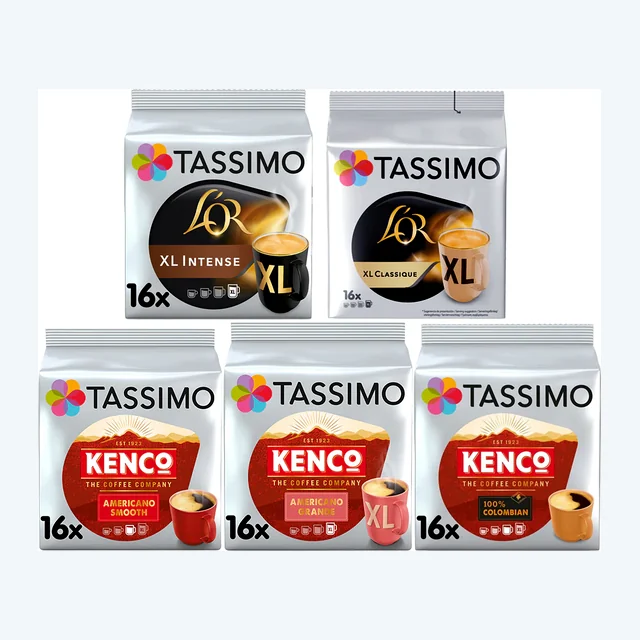 Tassimo Black Coffee Bundle 80 Drinks