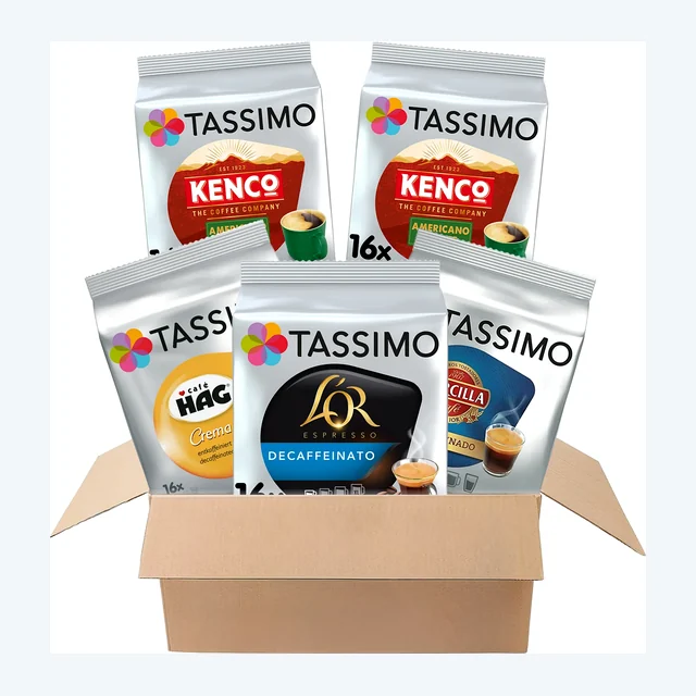 Tassimo Decaf Variety Pack 80 Drinks