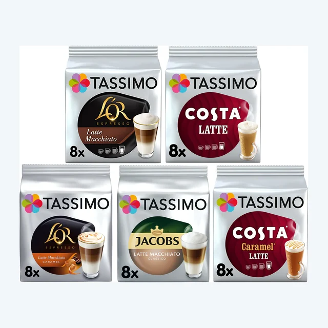 Tassimo Latte Variety Pack 40 Drinks