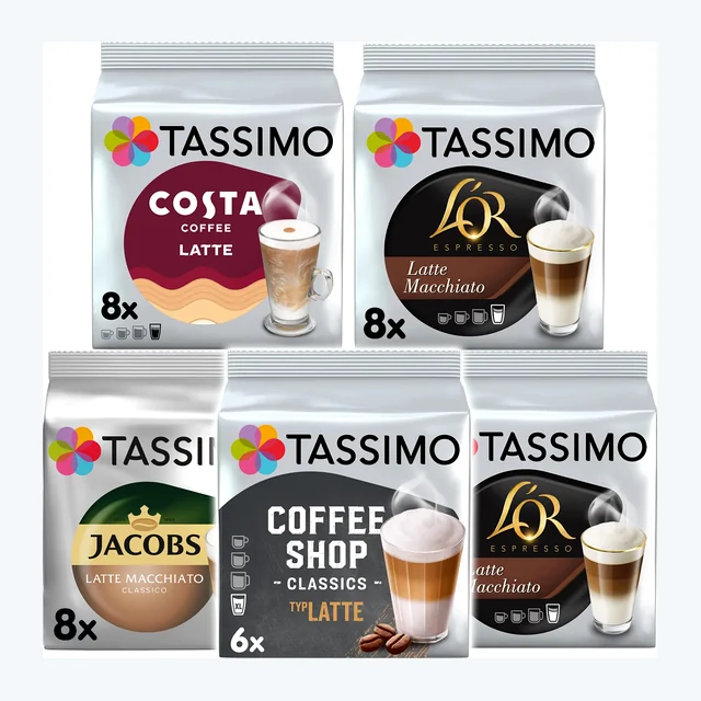 Tassimo Plain Latte Variety Pack