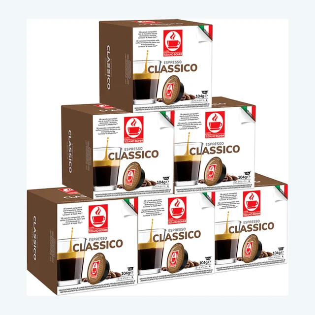 Tiziano Bonini Espresso Classico 6x16 Lavazza A Modo Mio Compatible Coffee Pods